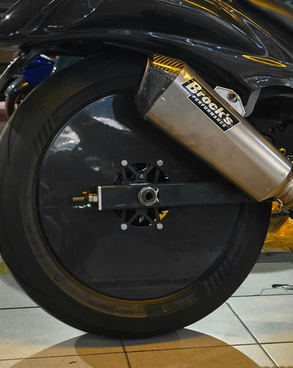 Carbon Fiber Rear Disc Cover for Hayabusa 2008 - 2020