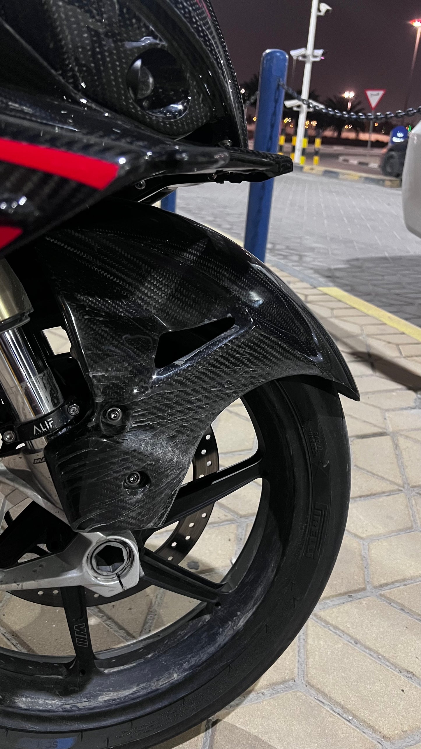 MotorFix Gen3 Hayabusa Universal carbon Fender