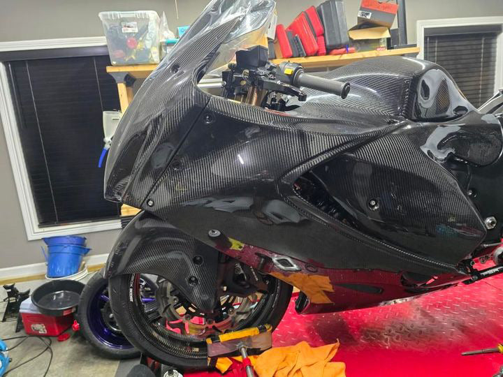 MotorFix Hayabusa 2022+ carbon Full face +Sides Panels